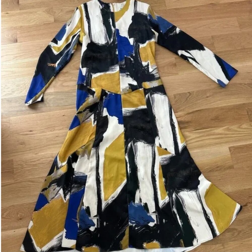 Zara long sleeve maxi dress